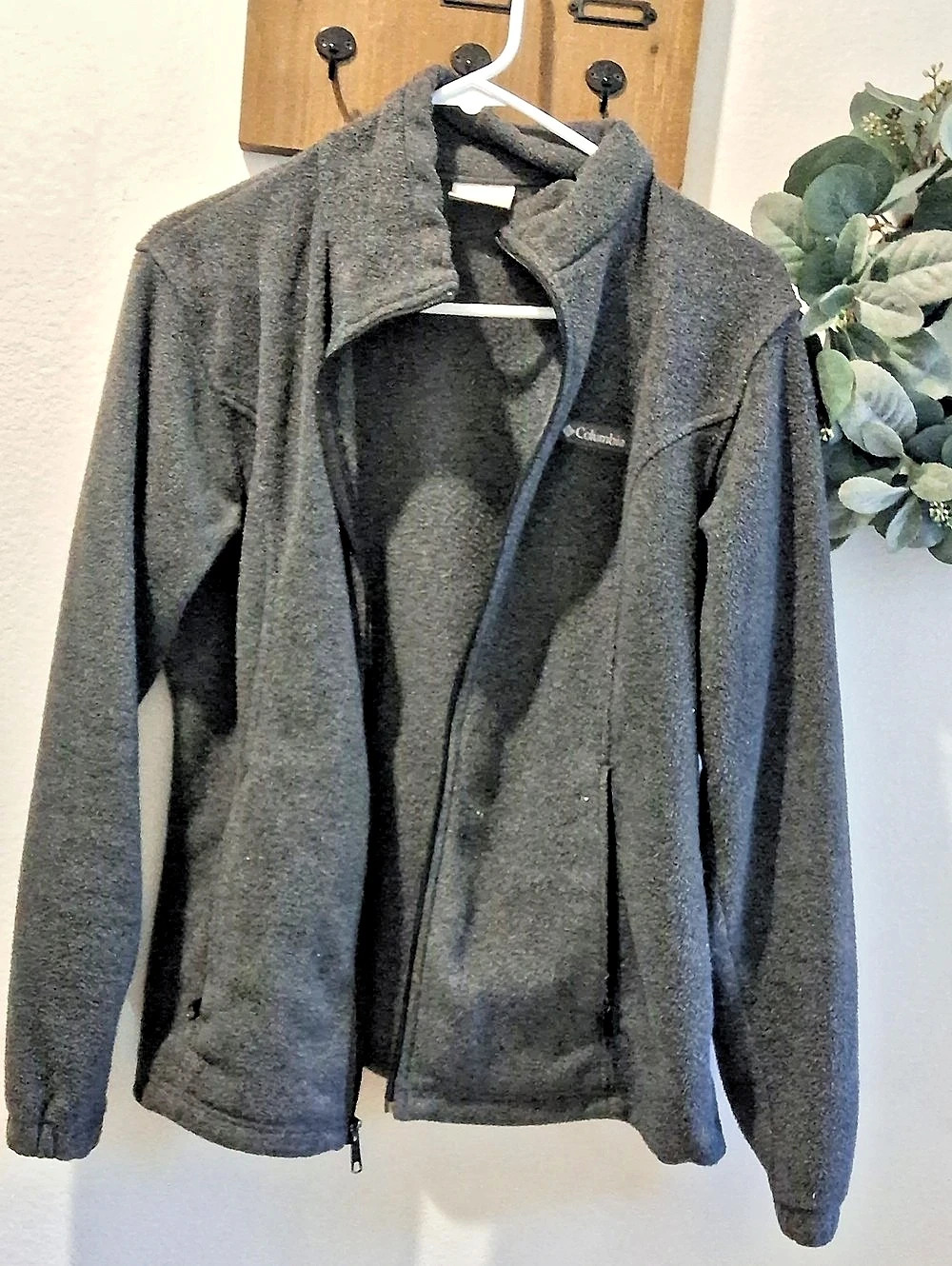 Columbia Gray Full-Zip Jacket